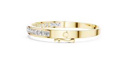 Round Bangle Lab Grown Diamond Bracelet