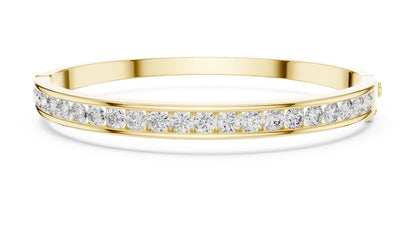 Round Bangle Lab Grown Diamond Bracelet