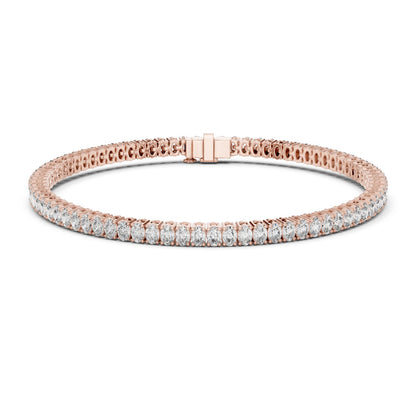 Round Tennis Lab Grown Diamond Bracelet