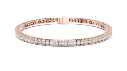 Round Tennis Lab Grown Diamond Bracelet