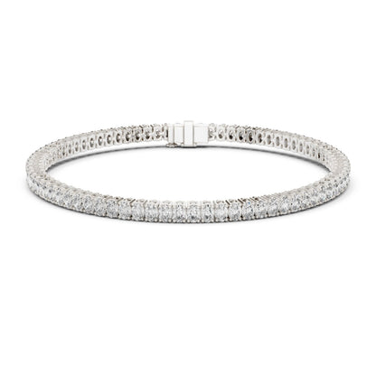 Round Tennis Lab Grown Diamond Bracelet