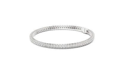 Round Tennis Lab Grown Diamond Bracelet