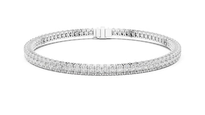 Round Tennis Lab Grown Diamond Bracelet