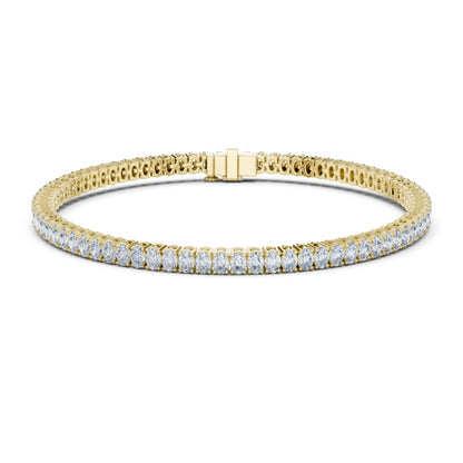 Round Tennis Lab Grown Diamond Bracelet