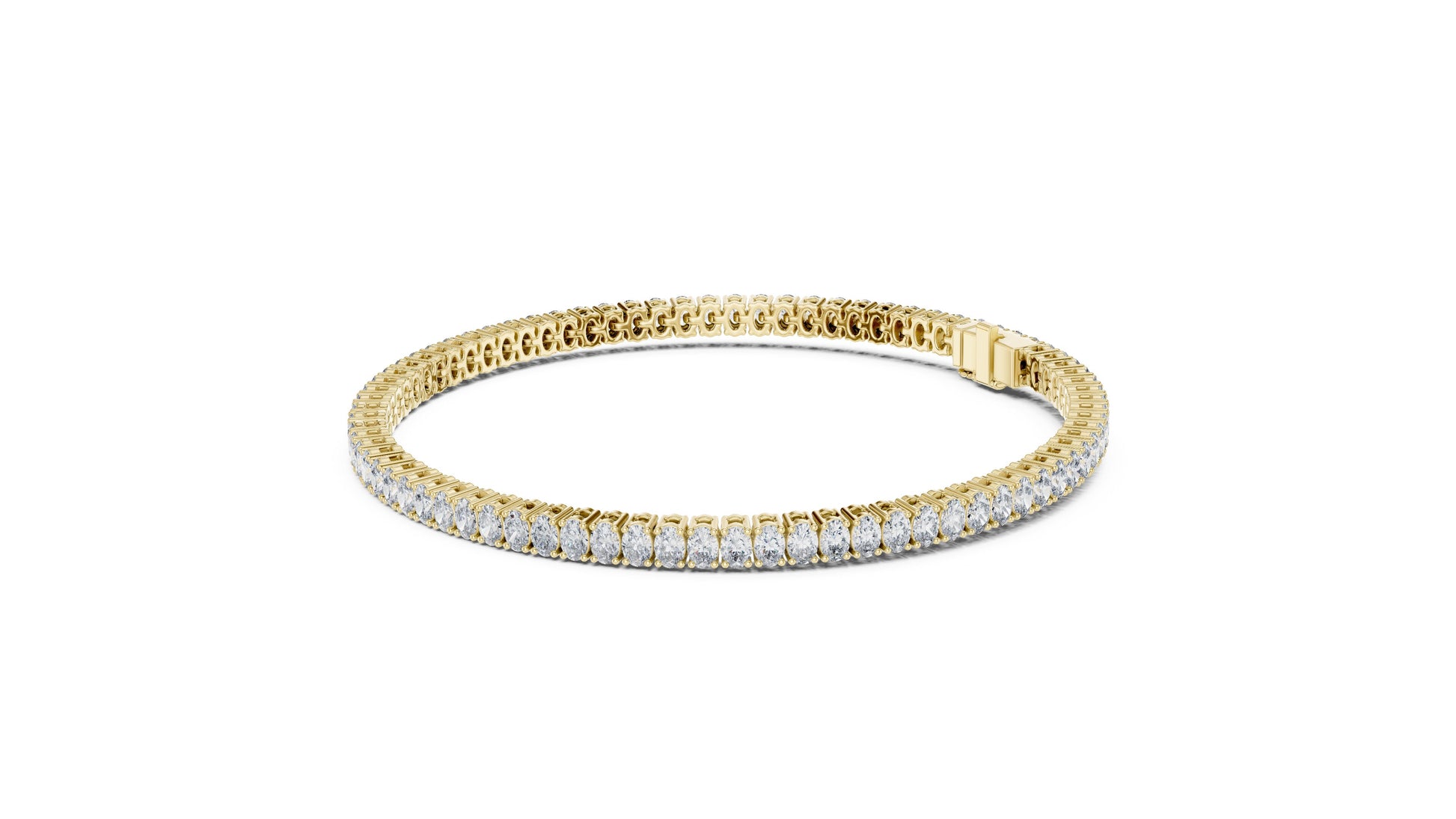 Round Tennis Lab Grown Diamond Bracelet
