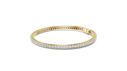 Round Tennis Lab Grown Diamond Bracelet