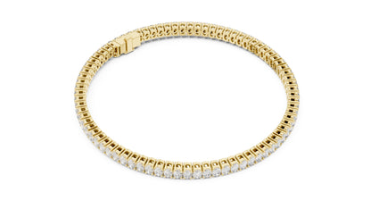 Round Tennis Lab Grown Diamond Bracelet