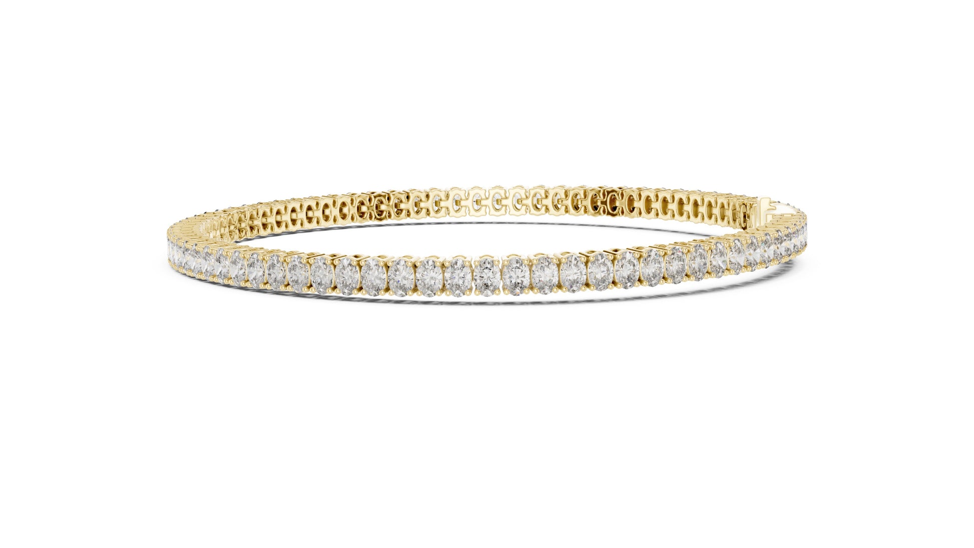 Round Tennis Lab Grown Diamond Bracelet
