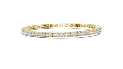 Round Tennis Lab Grown Diamond Bracelet