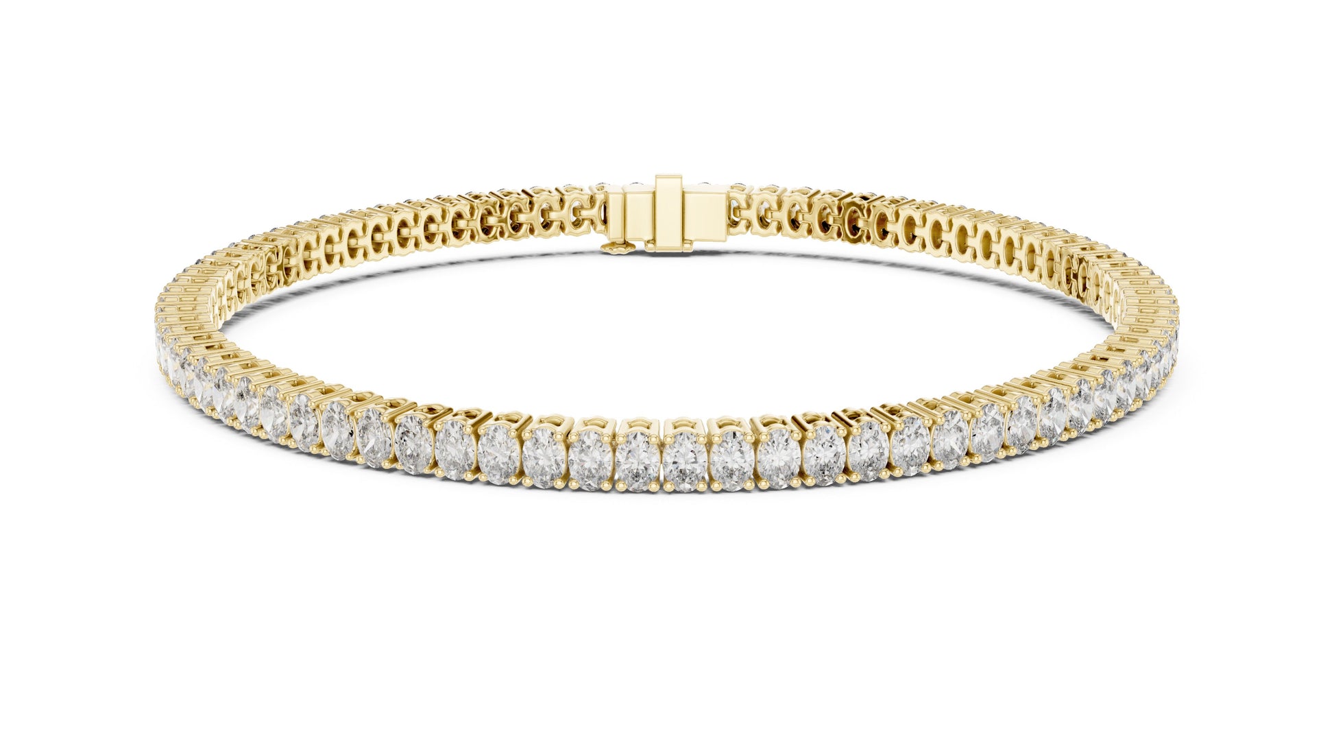 Round Tennis Lab Grown Diamond Bracelet
