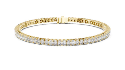 Round Tennis Lab Grown Diamond Bracelet