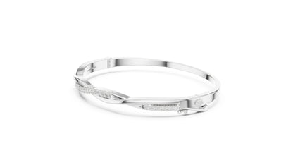 Round Bangle Lab Grown Diamond Bracelet