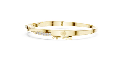 Round Bangle Lab Grown Diamond Bracelet