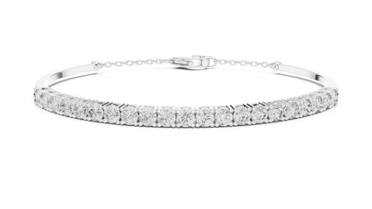 Round Bangle Lab Grown Diamond Bracelet