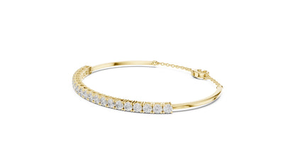 Round Bangle Lab Grown Diamond Bracelet
