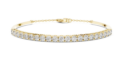 Round Bangle Lab Grown Diamond Bracelet