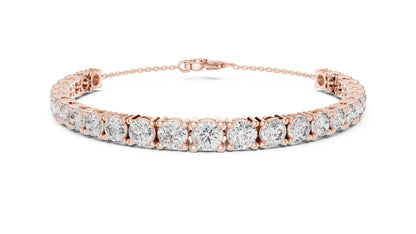 Round Tennis Lab Grown Diamond Bracelet