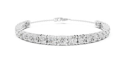 Round Tennis Lab Grown Diamond Bracelet