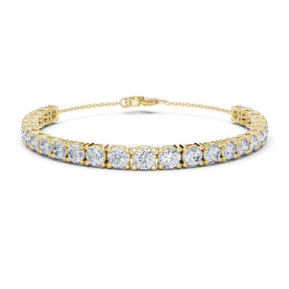 Round Tennis Lab Grown Diamond Bracelet