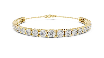 Round Tennis Lab Grown Diamond Bracelet