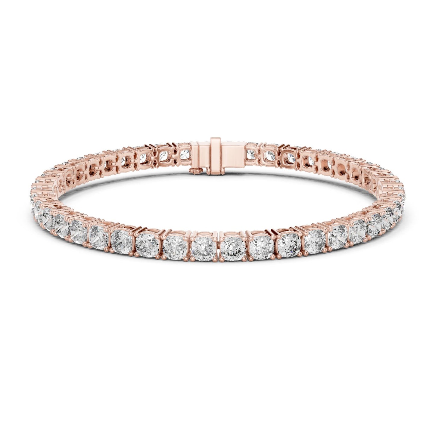 Round Tennis Lab Grown Diamond Bracelet