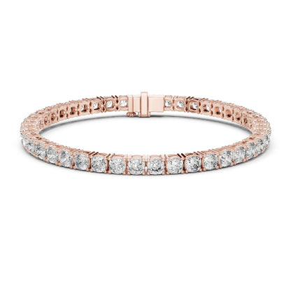 Round Tennis Lab Grown Diamond Bracelet