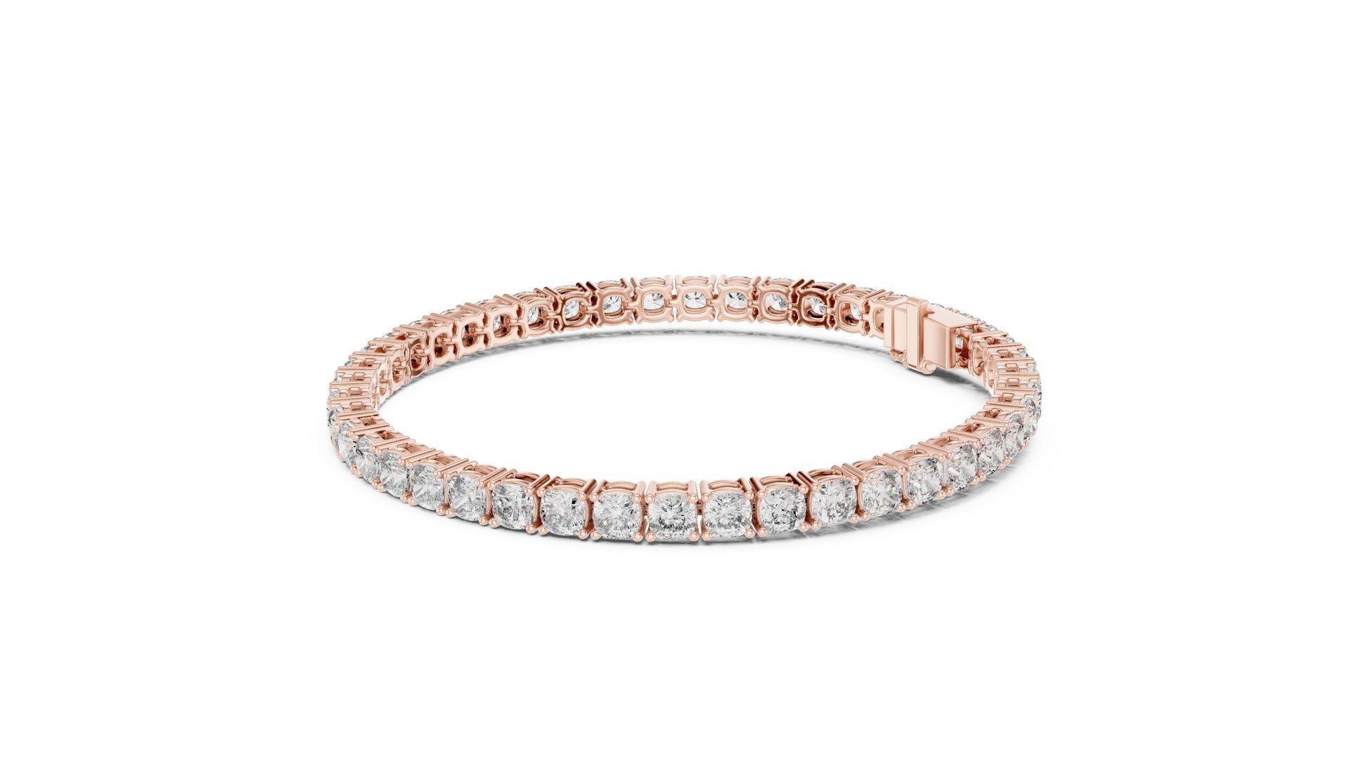 Round Tennis Lab Grown Diamond Bracelet