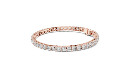 Round Tennis Lab Grown Diamond Bracelet