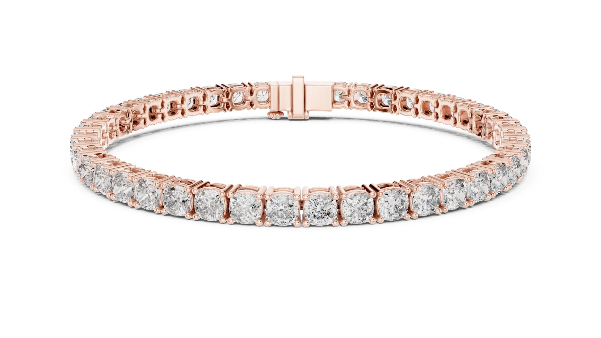 Round Tennis Lab Grown Diamond Bracelet