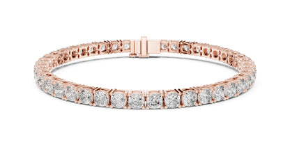 Round Tennis Lab Grown Diamond Bracelet