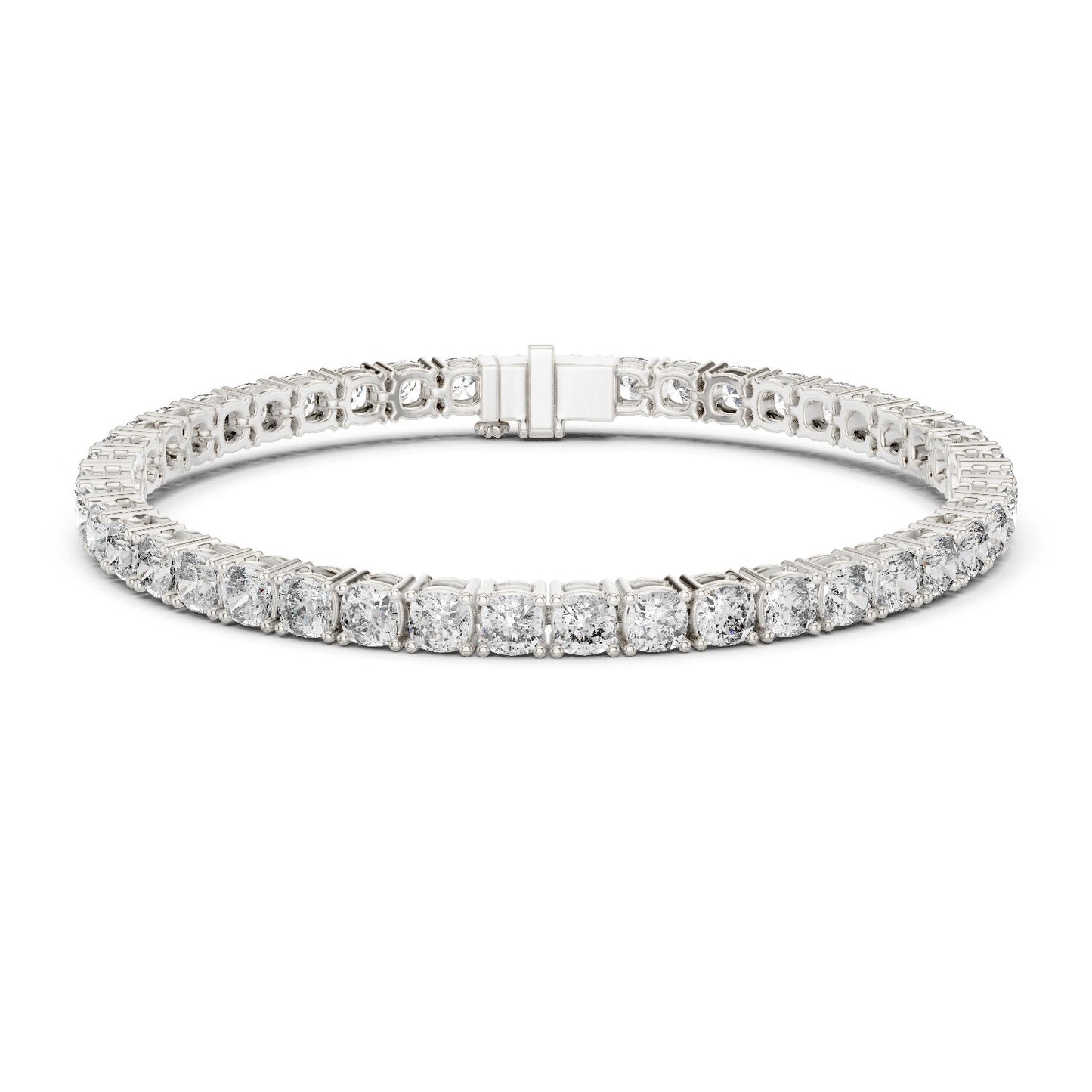 Round Tennis Lab Grown Diamond Bracelet