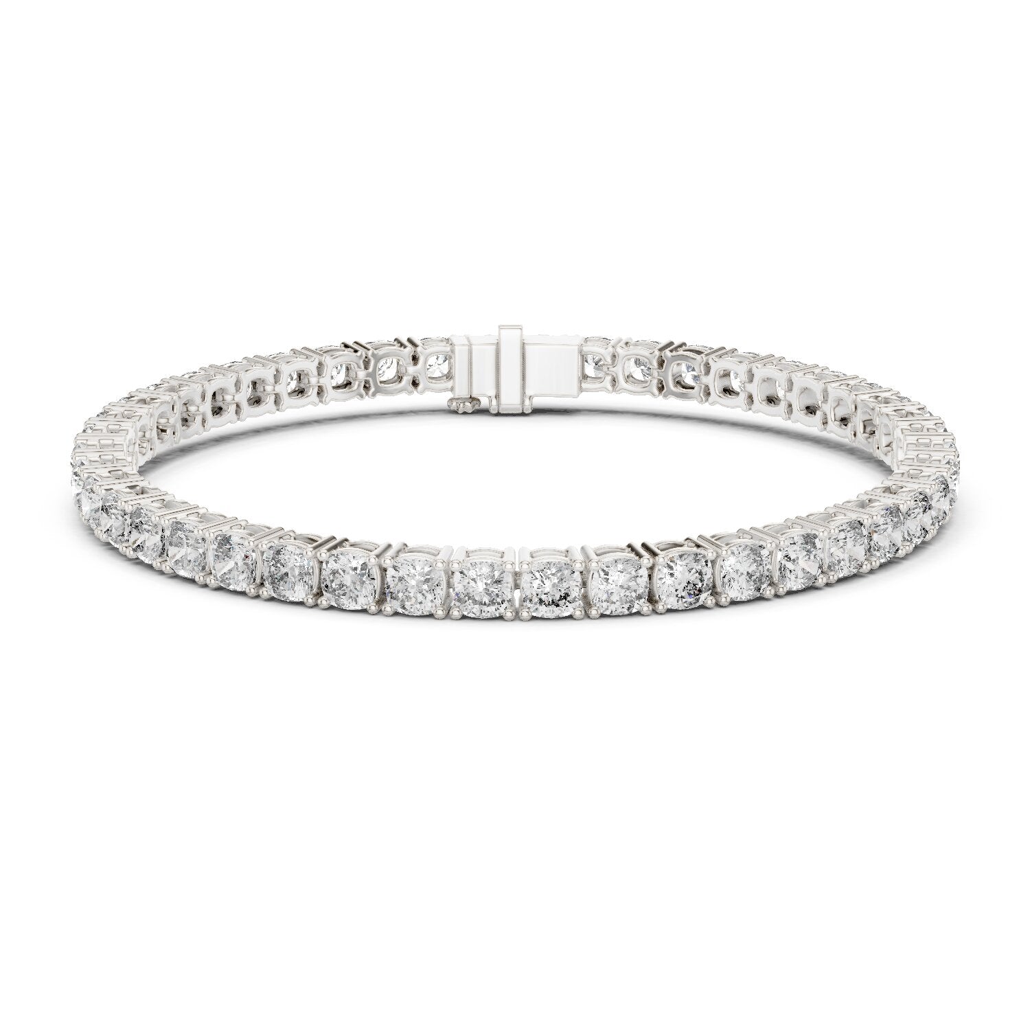 Round Tennis Lab Grown Diamond Bracelet