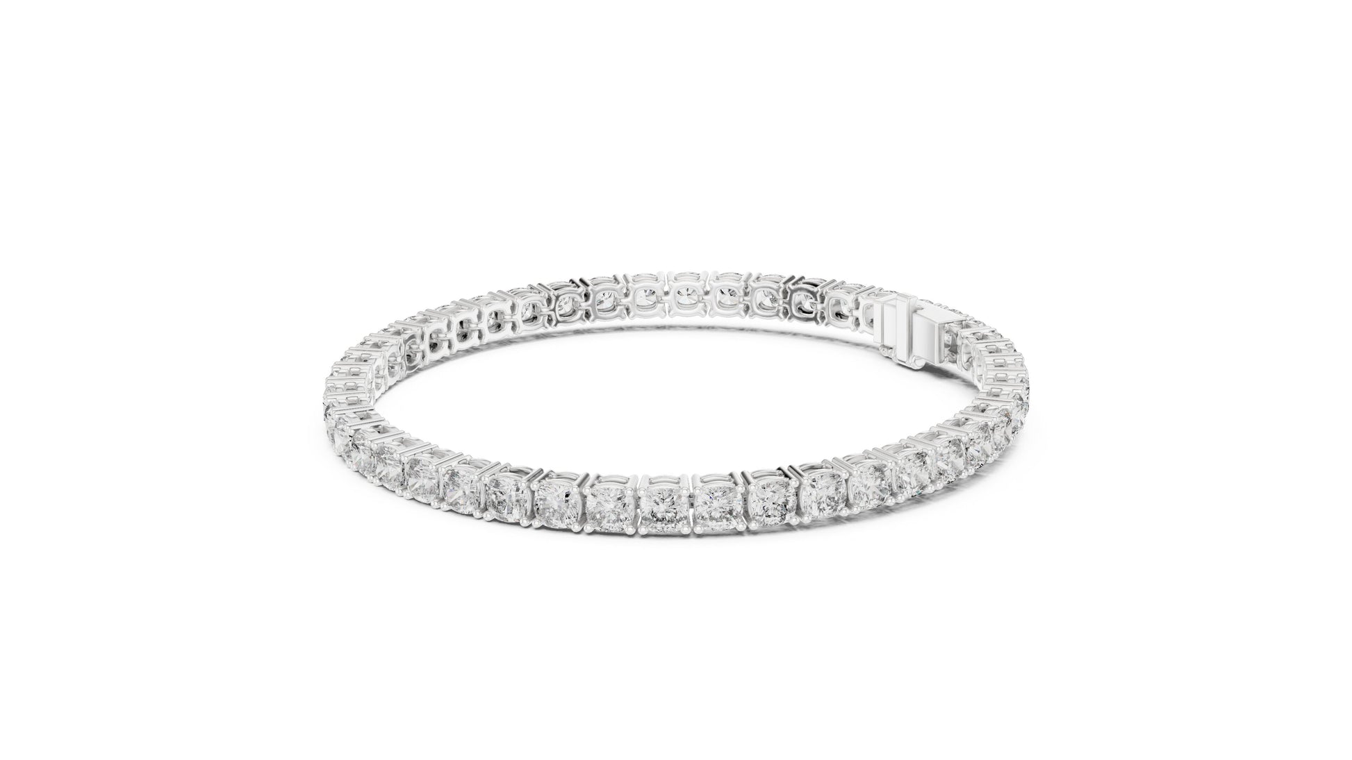 Round Tennis Lab Grown Diamond Bracelet