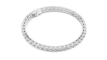 Round Tennis Lab Grown Diamond Bracelet