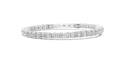 Round Tennis Lab Grown Diamond Bracelet