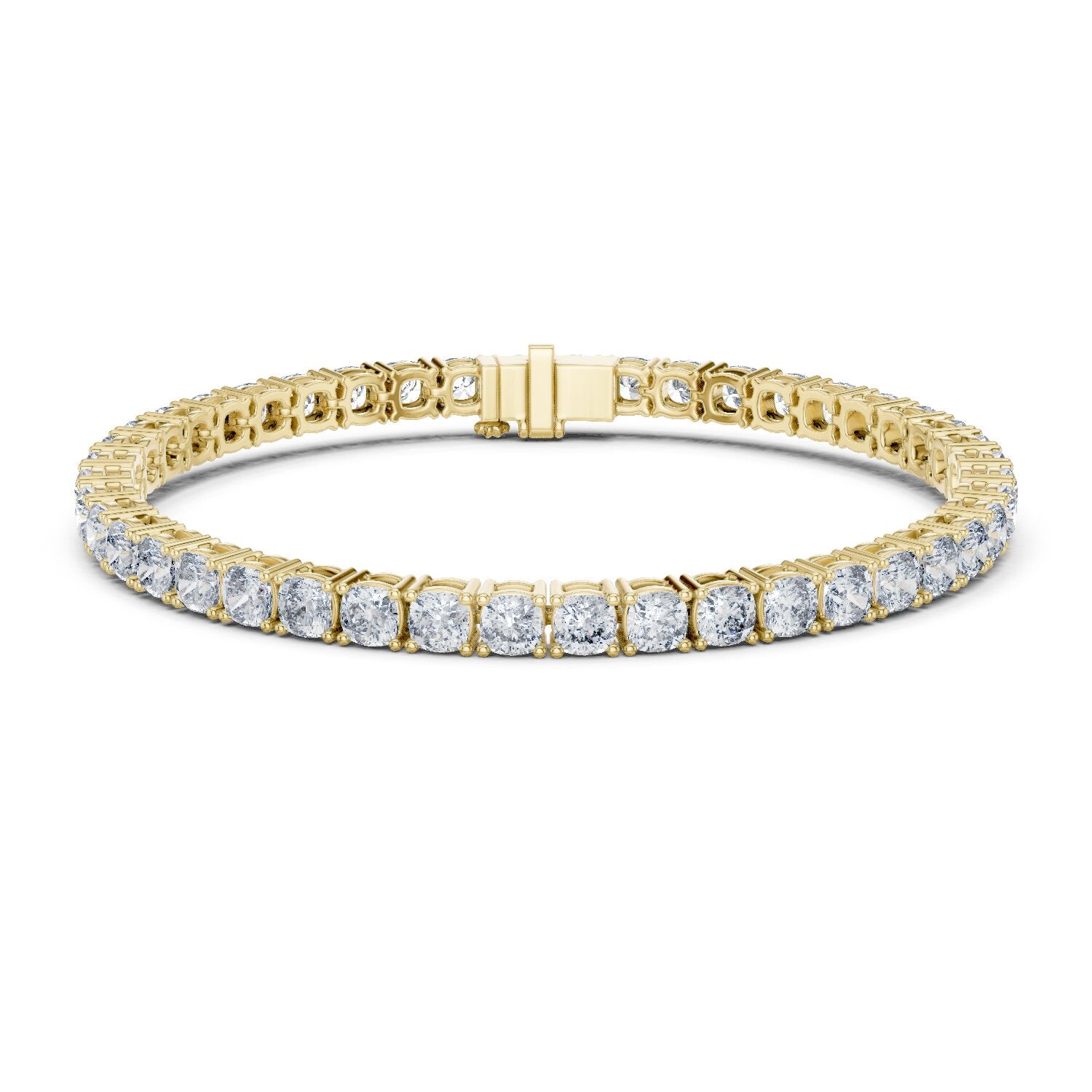 Round Tennis Lab Grown Diamond Bracelet