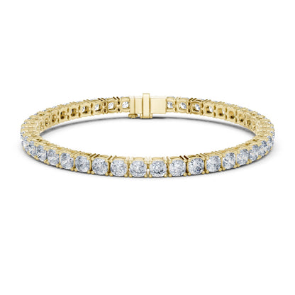 Round Tennis Lab Grown Diamond Bracelet