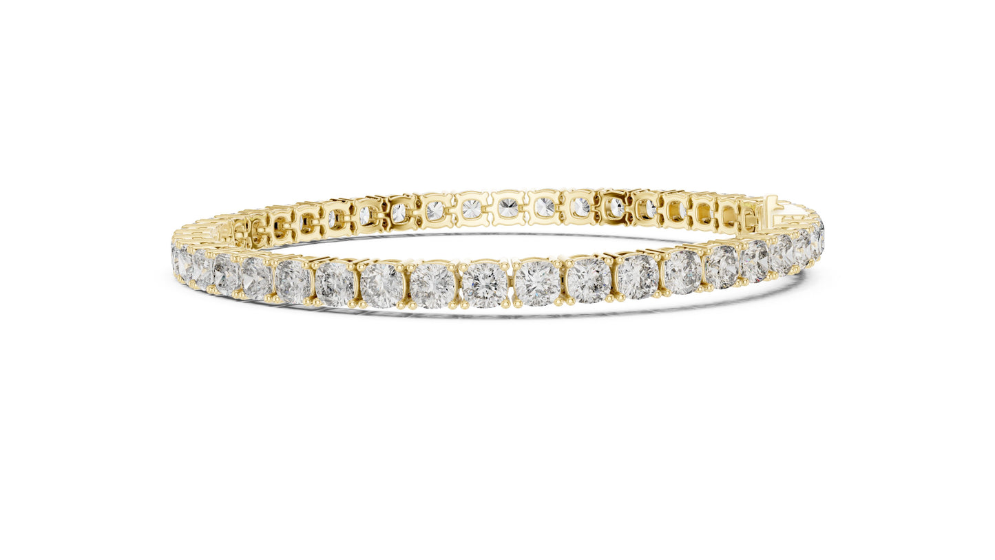 Round Tennis Lab Grown Diamond Bracelet