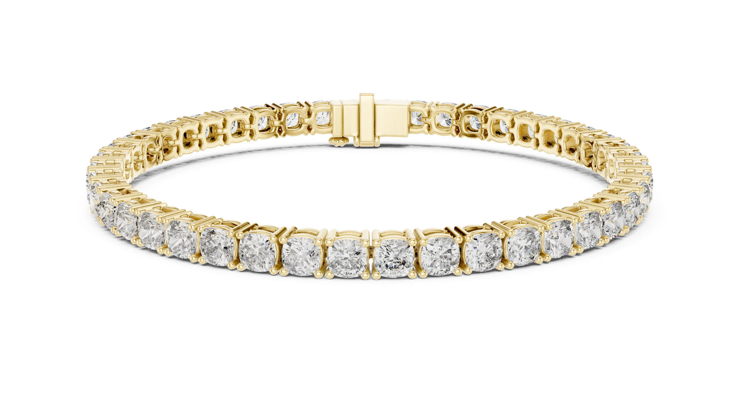 Round Tennis Lab Grown Diamond Bracelet