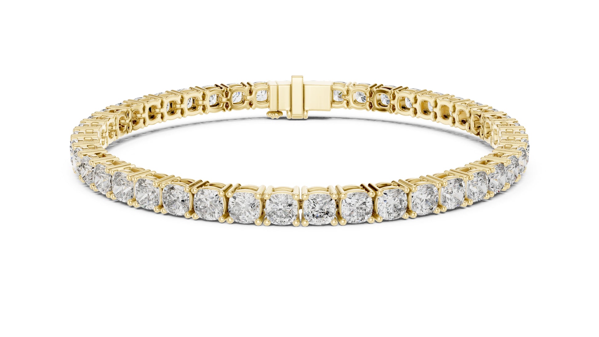 Round Tennis Lab Grown Diamond Bracelet