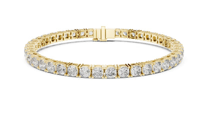 Round Tennis Lab Grown Diamond Bracelet