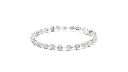 Mixed Shape Lab Grown Diamond Tennis Bracelet