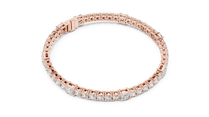 Round Tennis Lab Grown Diamond Bracelet