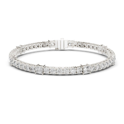 Round Tennis Lab Grown Diamond Bracelet