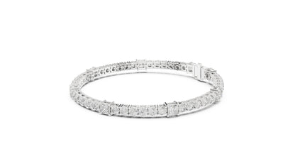 Round Tennis Lab Grown Diamond Bracelet