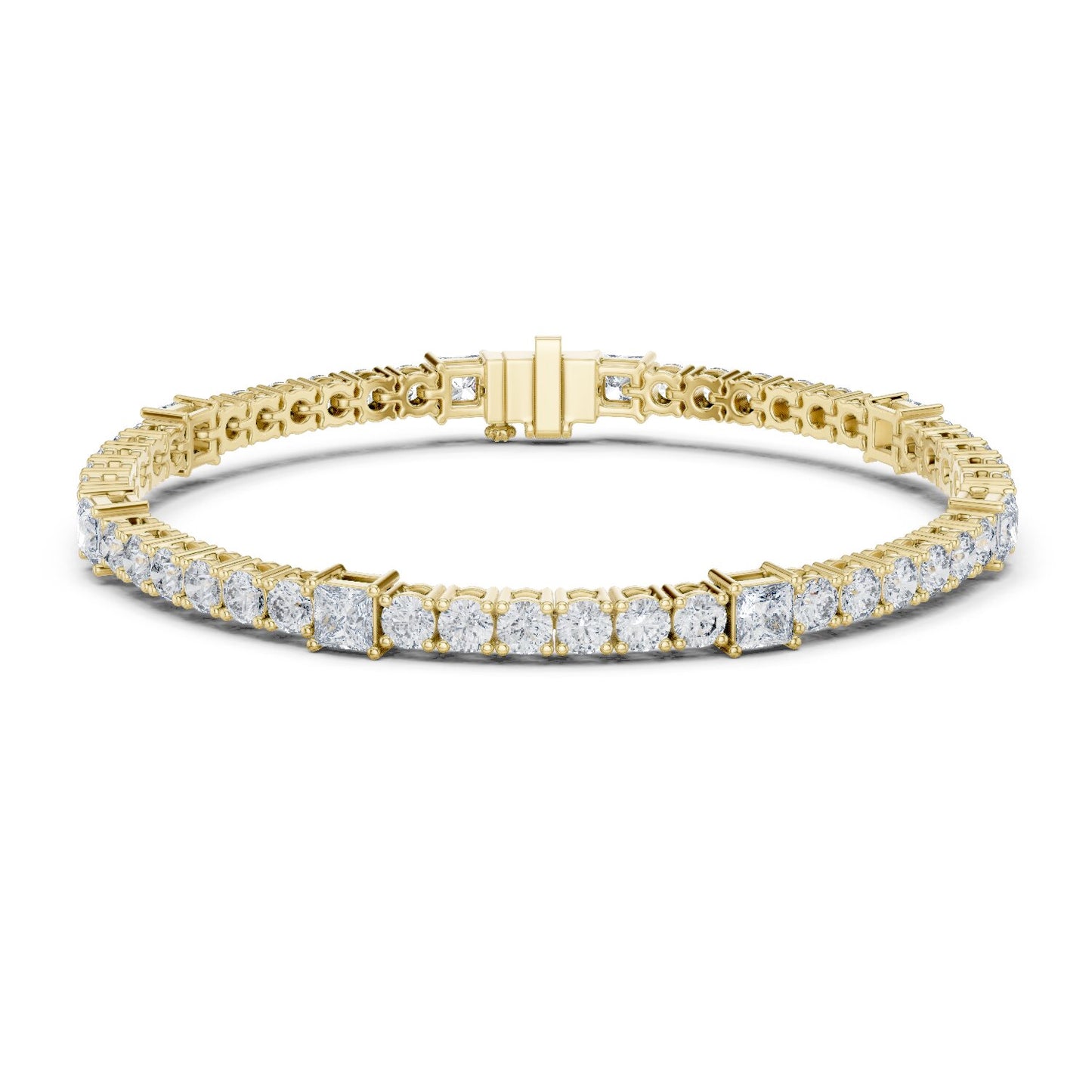 Round Tennis Lab Grown Diamond Bracelet