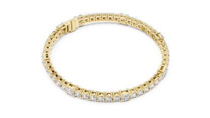 Round Tennis Lab Grown Diamond Bracelet