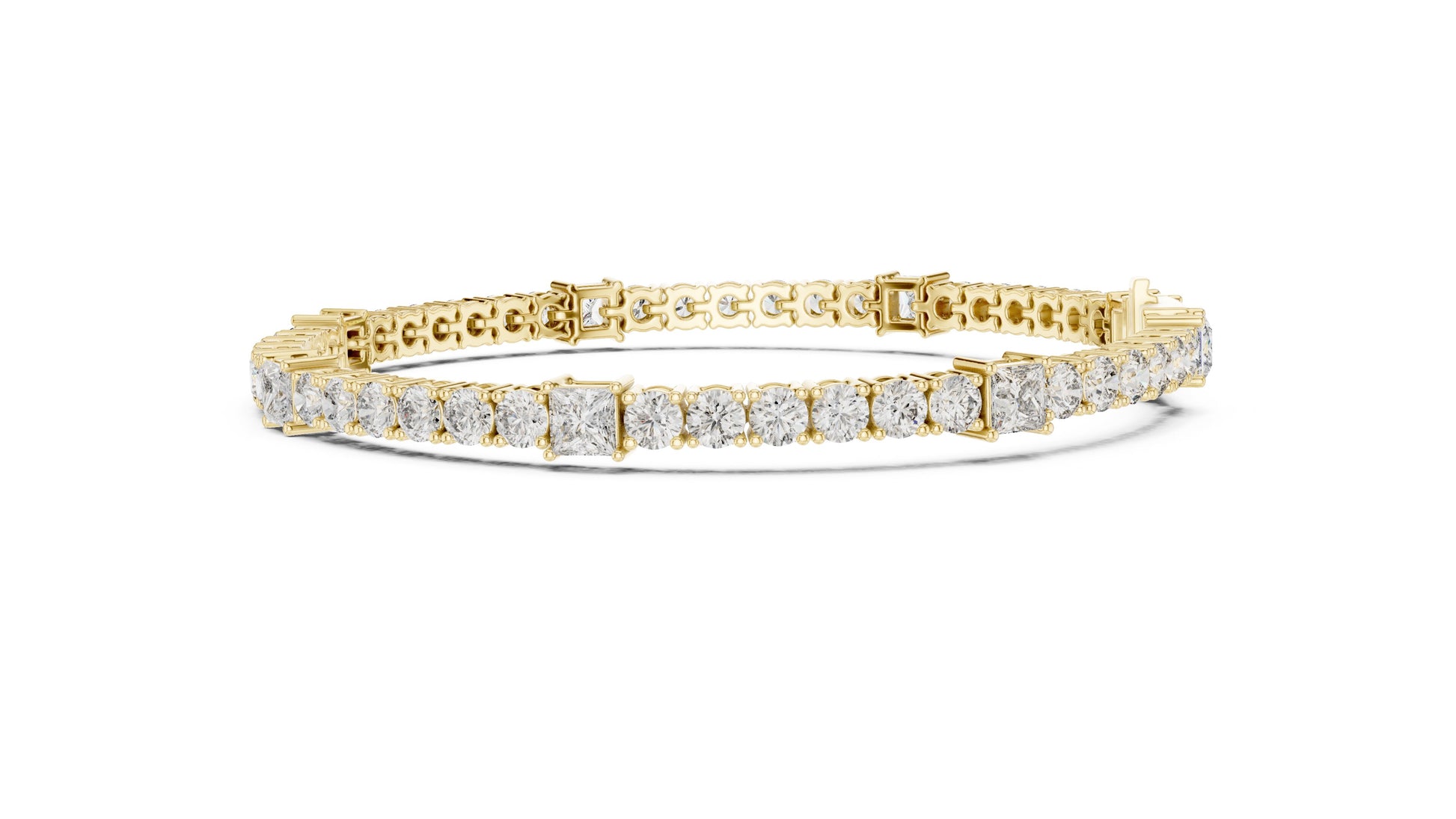 Round Tennis Lab Grown Diamond Bracelet