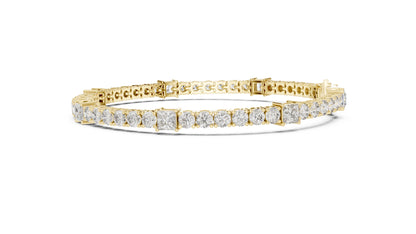 Round Tennis Lab Grown Diamond Bracelet