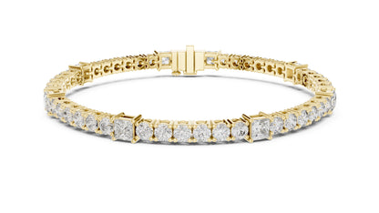 Round Tennis Lab Grown Diamond Bracelet